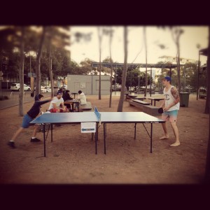 Popup Ping Pong: From temporary to permanent - this activation has proved community interest and tested design.